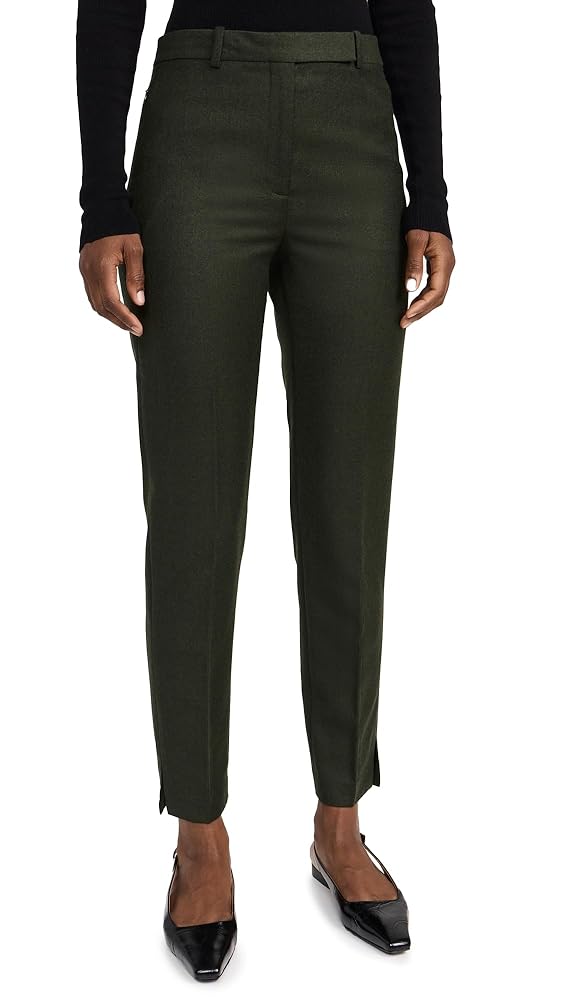 パンツ 90s~00s Theory wool slacks Theory Wool High-Waisted Tapered Pants | Saks Fifth Avenue